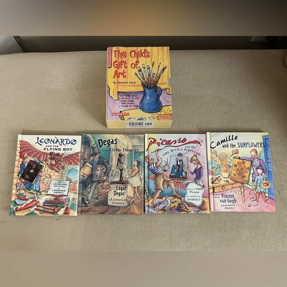 Children's Art Book Set - Vincent van Gogh, Pablo Picasso and Edgar Degas